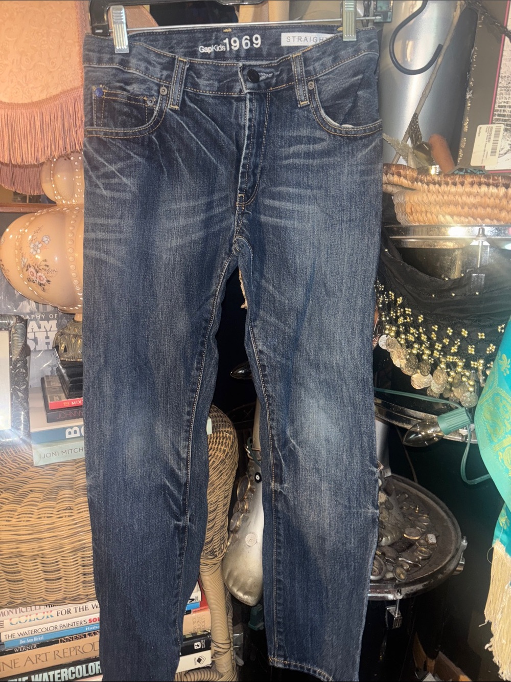 GAP Kids 1969 Straight Dark Blue Jeans